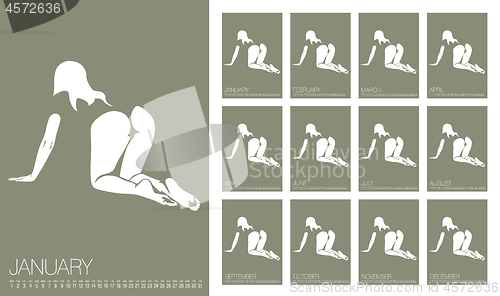 Image of Vector Erotic Calendar