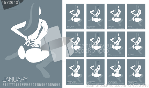 Image of Vector Erotic Calendar