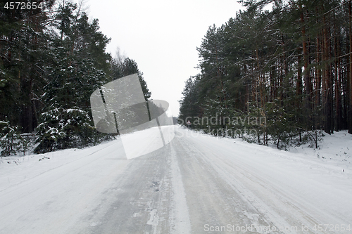 Image of Snow Icy Road