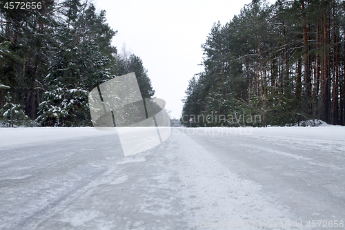 Image of Snow Icy Road