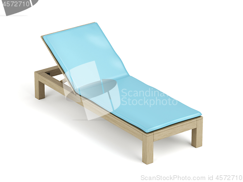 Image of Sun lounger with mattress