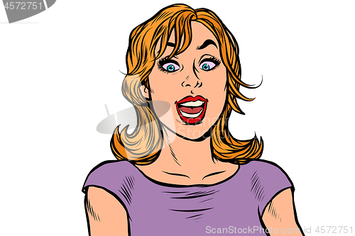 Image of oops pop art surprised woman