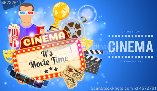 Image of Cinema and Movie Banner