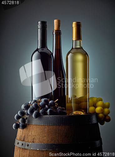 Image of various wine bottles