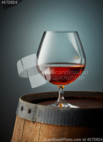 Image of glass of cognac