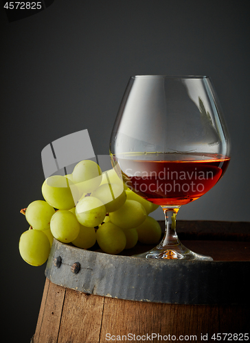 Image of glass of cognac