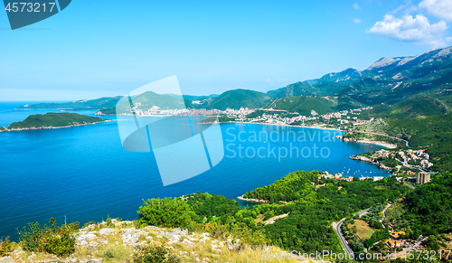 Image of Budva riviera in Montenegro