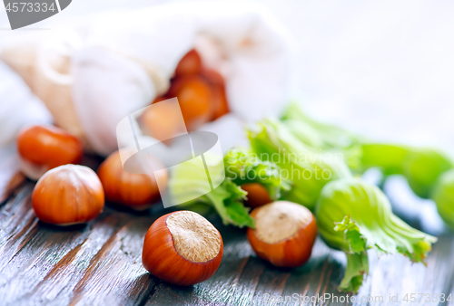 Image of hazelnuts