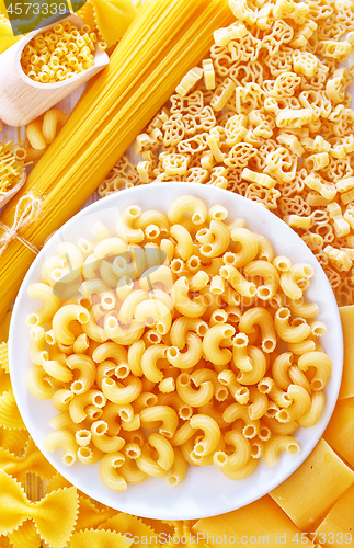 Image of raw pasta