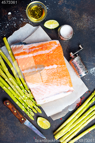 Image of raw salmon