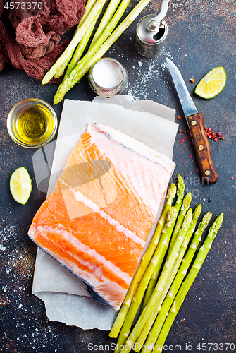 Image of raw salmon