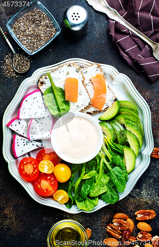 Image of dinner on plate