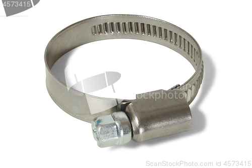 Image of Hose clamp on white