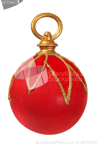 Image of Christmas bauble on white