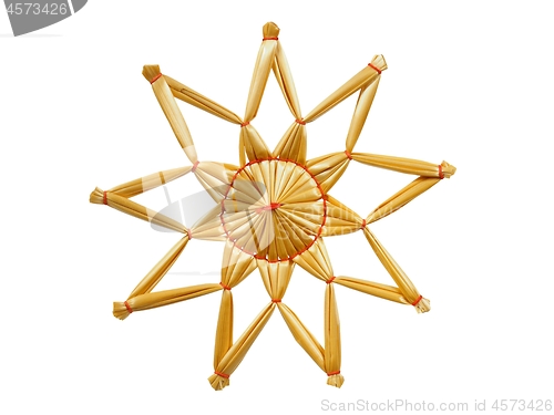 Image of Star from straws