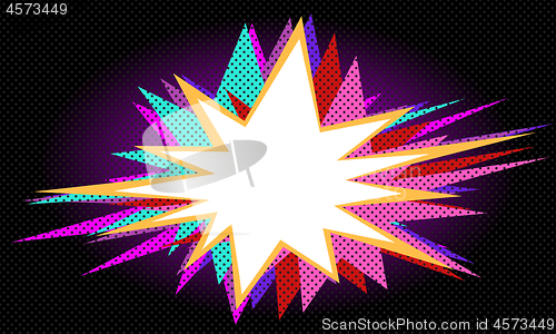 Image of dark pop art background