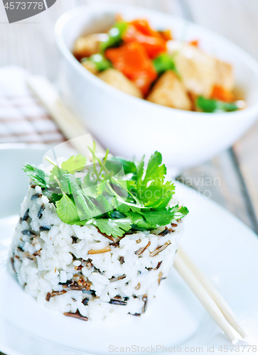 Image of boiled rice