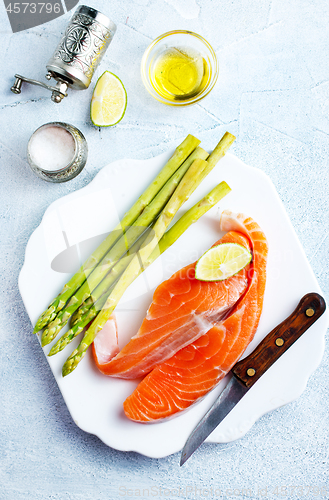 Image of salmon and asparagus