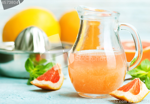 Image of grapefruit and juice