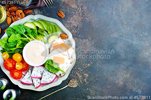 Image of dinner on plate