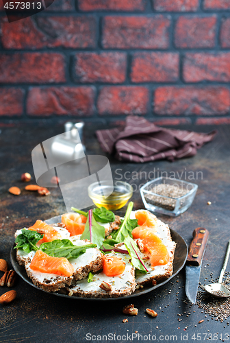 Image of butterbreads with fish