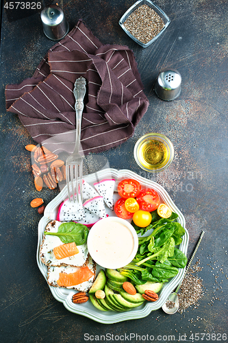 Image of dinner on plate