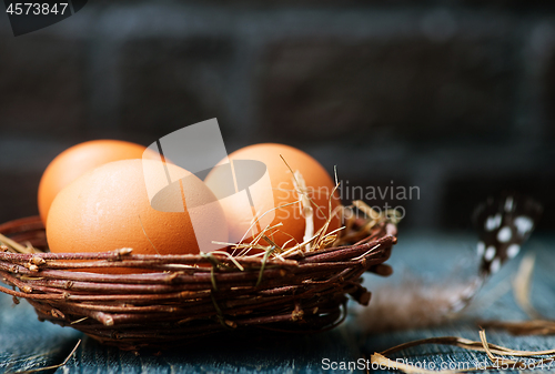 Image of easter eggs