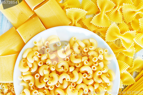 Image of raw pasta