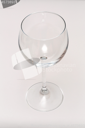Image of Empty Wine Glass