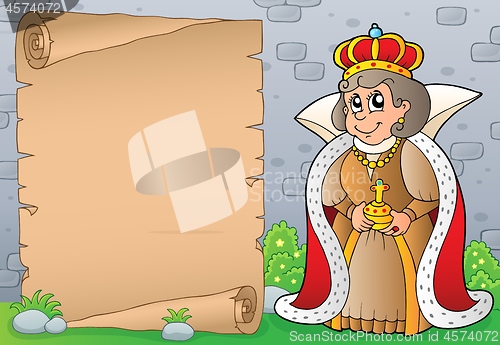 Image of Queen topic parchment 1