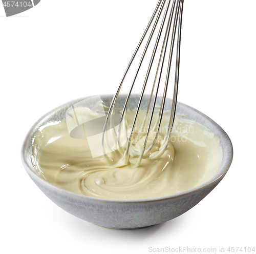 Image of melted white chocolate