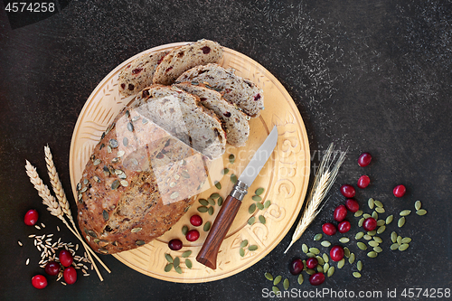 Image of Cranberry and Pumpkin Seed Rye Bread