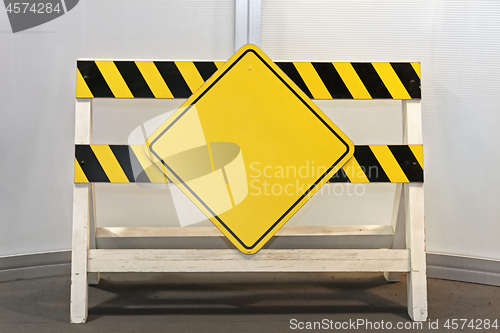 Image of Construction Barrier Sign