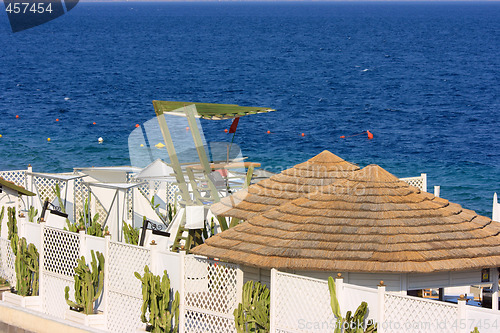 Image of Fancy beach and lifeguard tower