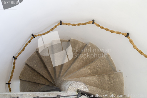 Image of Ancient rock spiral stairs