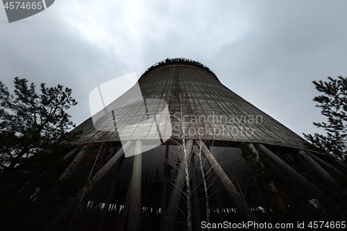 Image of Cooling Tower of Nuclear Power Plant