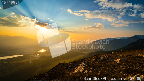 Image of Mountain Sunset Canada