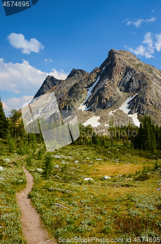 Image of Bastille Mountain on the Jumbo Pass Hike