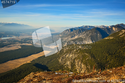 Image of Columbia Valley British Columbia in Fall Autumn