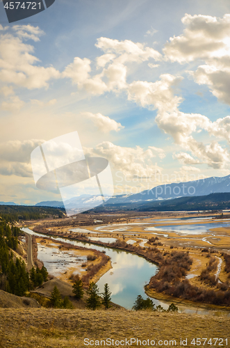 Image of Columbia Wetlands, British Columbia, Canada in Spring