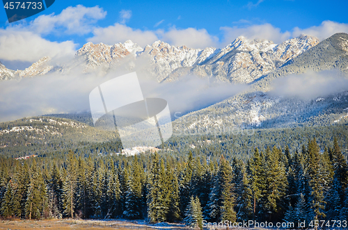 Image of The Fairmont Mountain Range Fairmont Hot Springs British Columbi