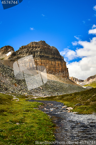 Image of Creek and Mountain