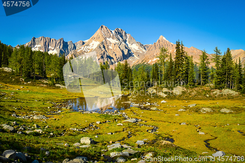 Image of Mountain Reflection Jumbo Pass