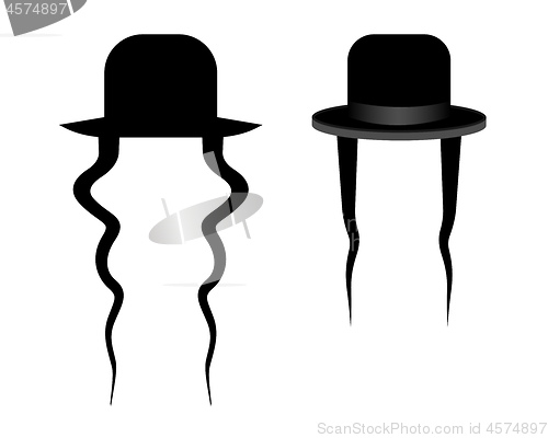 Image of two jewish hats