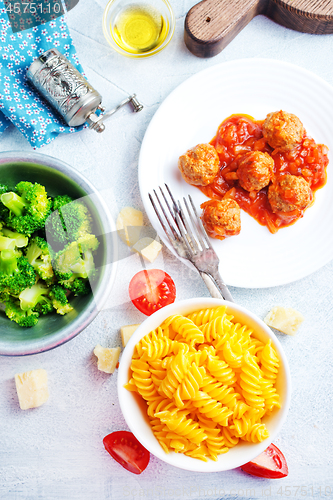 Image of ingredients for pasta