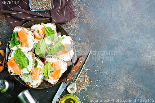 Image of butterbreads with fish