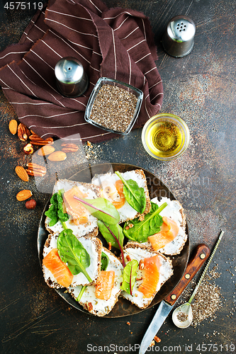 Image of butterbreads with fish