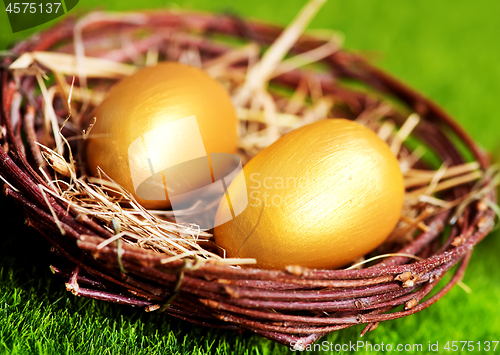 Image of easter eggs