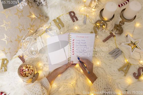 Image of Write your Christmas List
