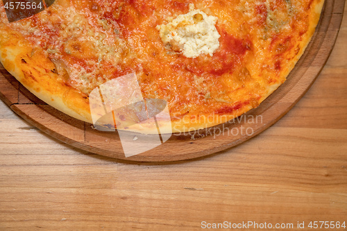 Image of Pizza Cheese Detail